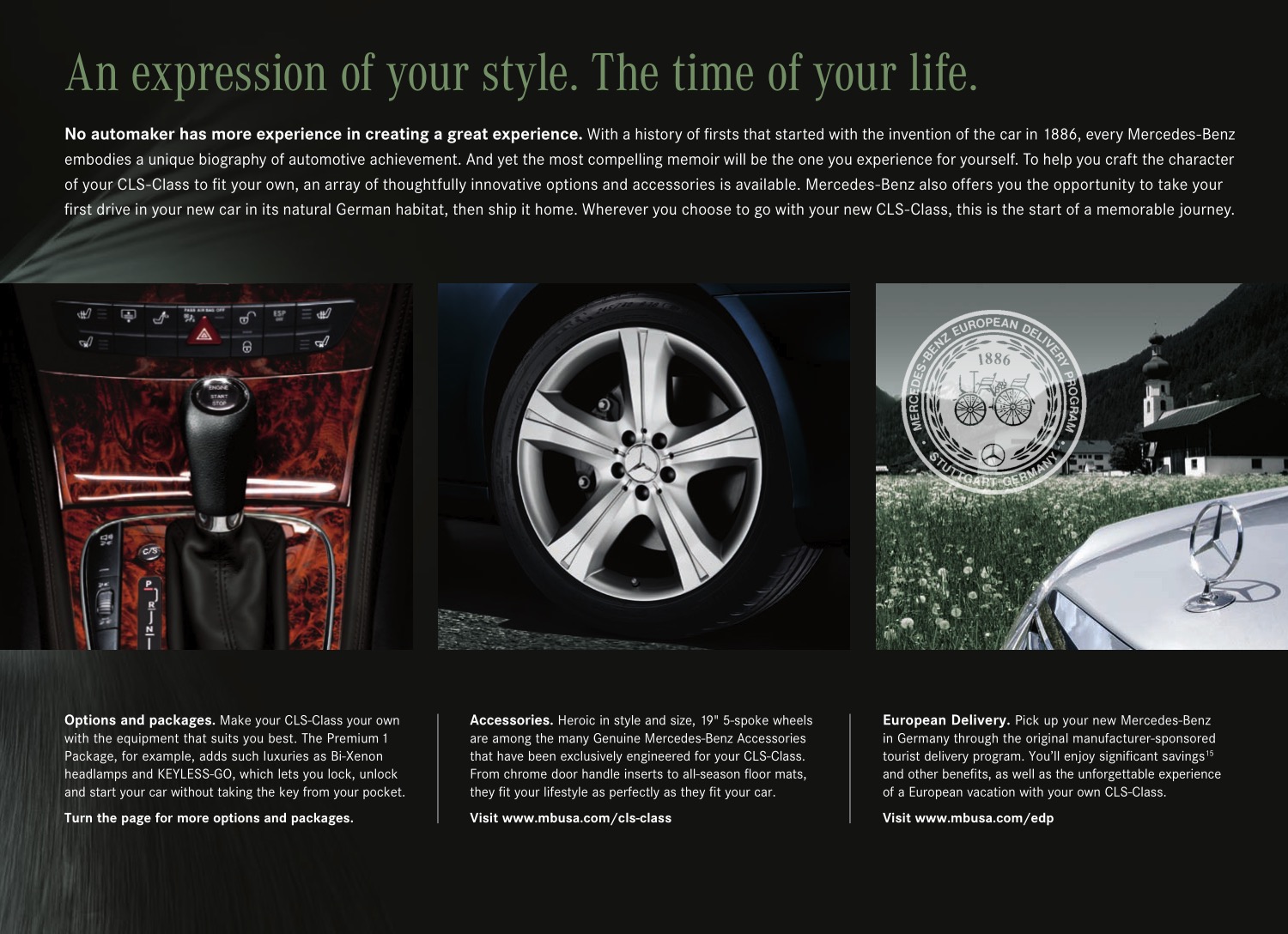 2011 Mercedes-Benz CLS-Class Brochure Page 5